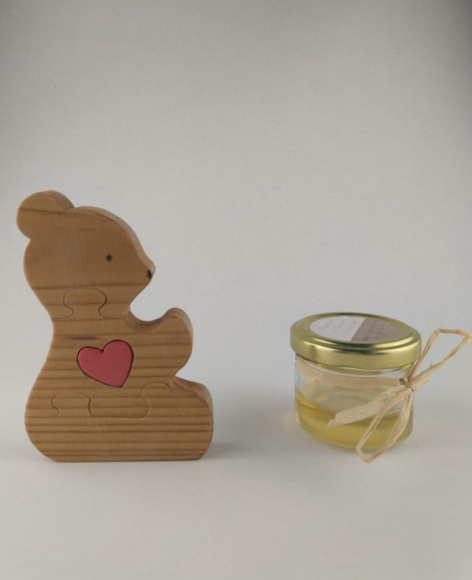 ours et pot de miel