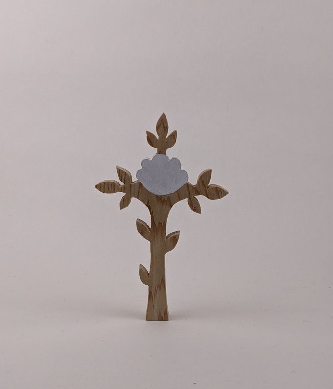 croix arbre fleur