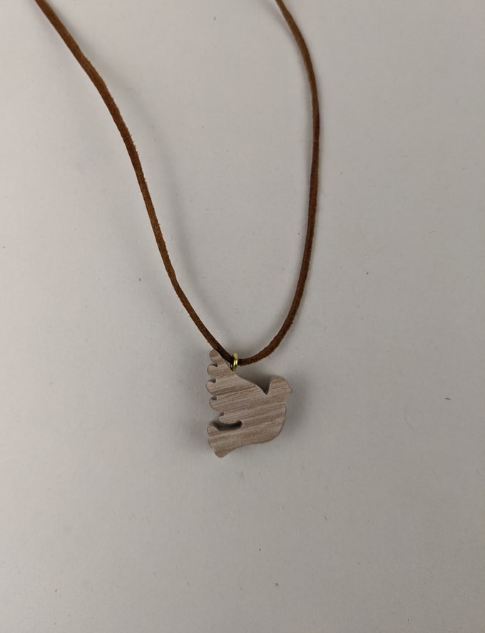 pendentif colombe oiseau