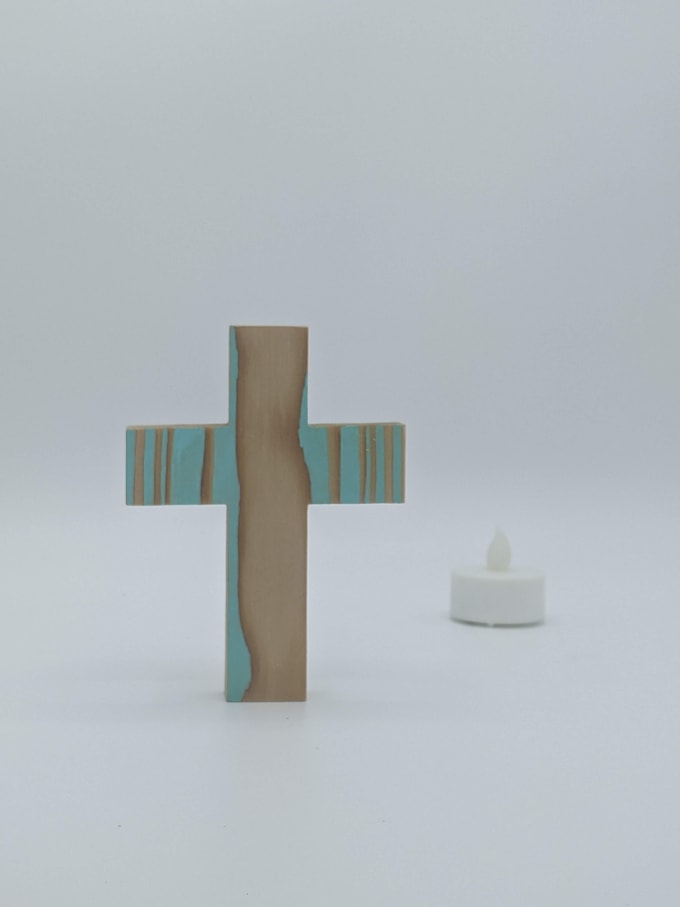croix nervures vert pâle