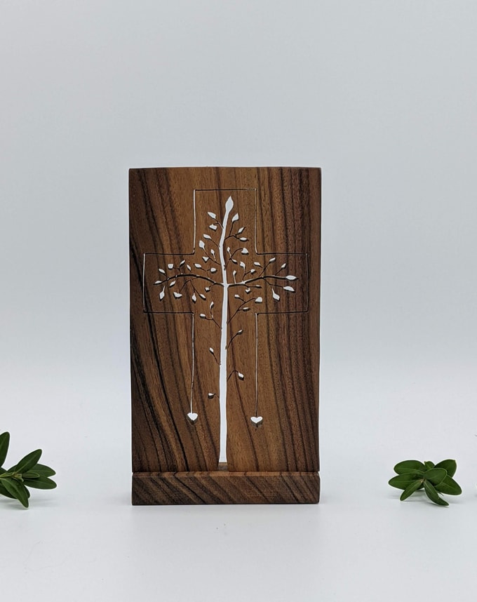 cadre croix forme arbre