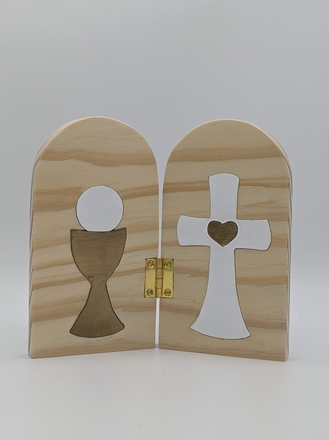 diptyque communion croix calice