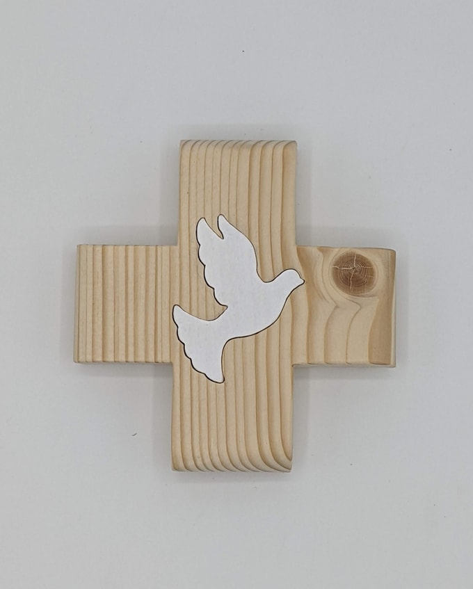 croix  carrée colombe