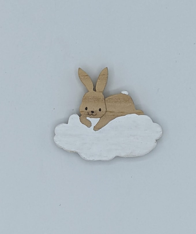 lapin sur nuage